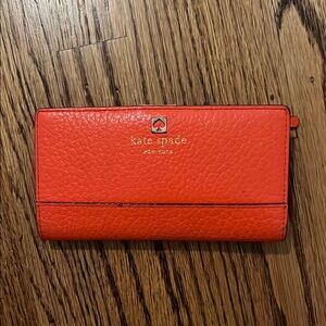 Kate Spade Orange Wallet